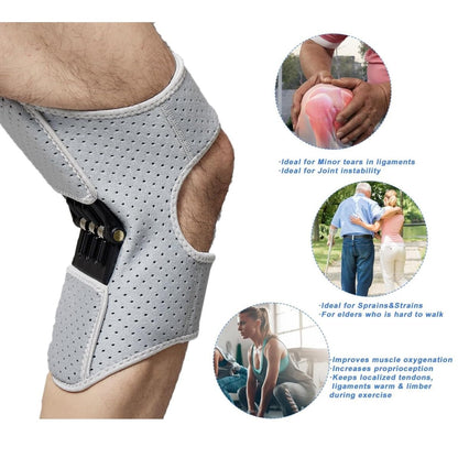 Power Knee Support Booster with Spring Force | Pain Relief & Joint Stability Brace